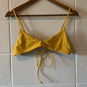 Yellow Bikini Top